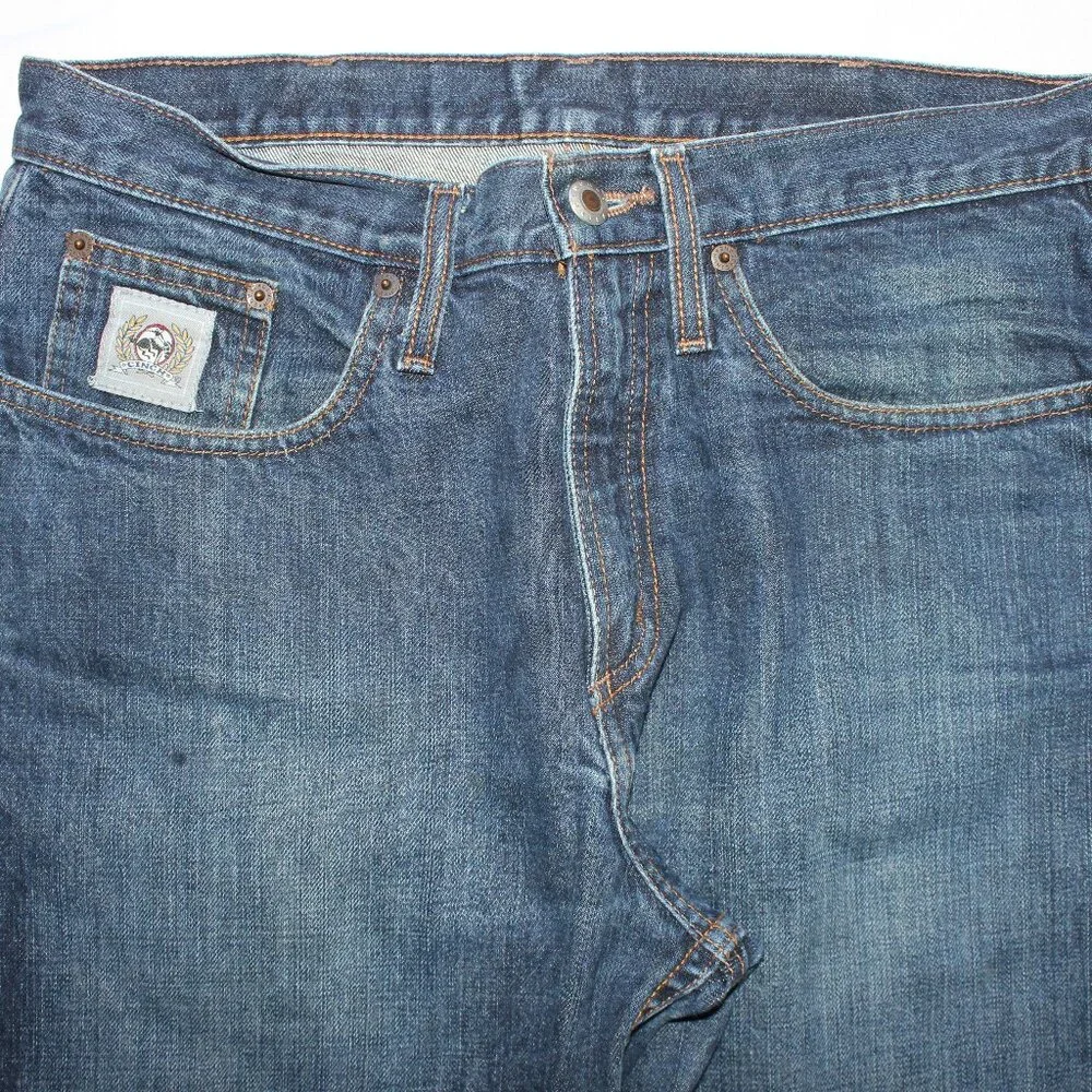 Cinch Jeans Men's 31x32 Silver Label Slim Fit Straight Leg Medium Wash Cowboy - Picture 6 of 15